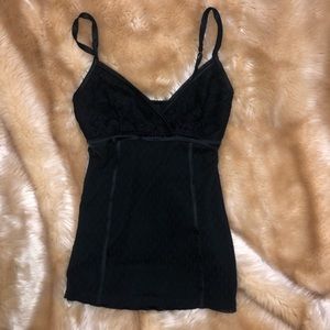 Black lace Express cami tank